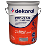Podkład antykorozyjny szary RAL7045 5 l Dekoral