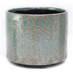 Osłonka ceramiczna 27 cm niebieski