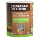 Impregnat EXPRESS szybkoschnący szary 4,5 l Drewnochron