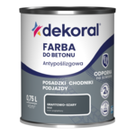 Farba do betonu Akrylit B grafitowo-szary 0,75 l Dekoral