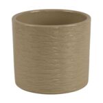 Osłonka cylinder 15 cm gravur kamienny zielony