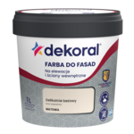 Farba DO FASAD Delikat beżowy 1 l Dekoral