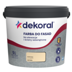 Farba DO FASAD Kremowy 5 l Dekoral