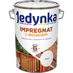 Impregnat do drewna z woskiem Biały 5 l Jedynka