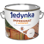Impregnat do drewna z woskiem Biały 2,5 l Jedynka