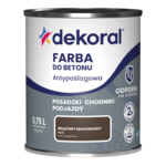 Farba do betonu Akrylit B brązowy mahoniowy 0,75 l Dekoral