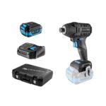 Bezszczotkowa zakrętarka udarowa 18 V z akumulatorem i ładowarką Hogert