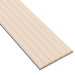 Panel ryflowany MDF 17,4 x 275 cm beżowy 6 sztuk