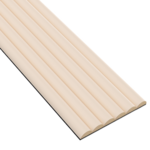 Panel ryflowany MDF 17,4 x 275 cm beżowy