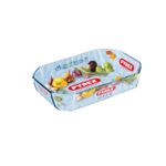 Brytfanna żaroodporna Inspiration prostokątna 30 x 20 cm 2,5 l transparentny