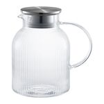 Dzbanek szklany Curly 1,7 l transparentny