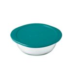 Naczynie żaroodporne Cook&Store okrągłe z pokrywką 1 l transparentny