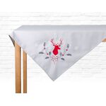 Obrus Deer 110 x 160 cm jeleń biały
