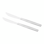 Zestaw 2 noży stołowych Planet srebrny