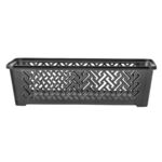 Koszyk plastikowy 19 x 10 cm czarny