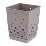Ociekacz do sztućców z podstawką 13,5 cm beżowy