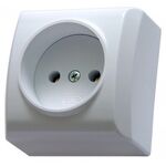 Gniazdo pojedyncze bez uziemienie natynkowe bis GN-1B BIS