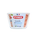 Pojemnik żaroodporny okrągły z plastikową pokrywką 1,6 l Cook&Freeze PYREX