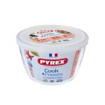 Pojemnik żaroodporny okrągły z plastikową pokrywką 1,1 l Cook&Freeze PYREX