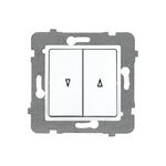 Łącznik żaluzjowy bez ramki rosa