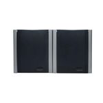 Gniazdo podwójne z uziemieniem natynkowe IP54 popielowy bravo