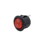 Wyłącznik dwubiegunowy okrągły podświetlany