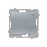 Łącznik schodowy ŁP-3D/m bez ramki srebrny sigma