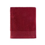 Ręcznik Felipe 50 x 90 cm bordowy