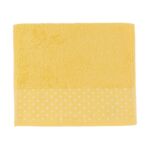 Ręcznik kropki lux 50 x 90 cm żółty