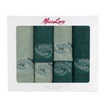 Ręczniki Miss Lucy zestaw 6 ręczników 3 wielkości zielony