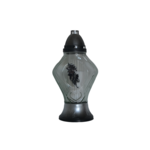 Znicz szklany Olimpia s-781 15 x 10 x 30 cm złoty / srebrny