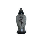 Znicz szklany z aplikacją s-792 12 x 10 x 30 cm złoty / srebrny
