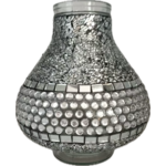 Znicz witraż Krafa Koral SZKA1K 36 cm srebrny Ilumini