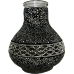 Znicz witraż mini Karafa SWMINI24 17 x 33 cm 50 h 170 g srebrny