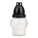 Znicz szklany 12,5 x 15 cm biały