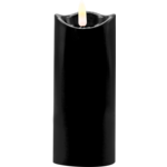 Świeca LED ciepły biały 15 cm Ø 5 cm czarny CORTINA POLAND