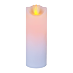 Świeca LED ciepły biały z ruchomym płomieniem 12,5 cm Ø 5 cm biały CORTINA POLAND