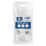 Opaska zaciskowa 100 x 2,5 mm biała 100 szt. McKenzie