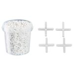 Krzyżyki dystansowe 1,5 mm 1800 sztuk w wiaderku Hardy