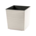 Doniczka JUKA dłuto 25 cm krem