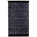 Dywan drukowany Mesh petra 50 x 80 cm czarny