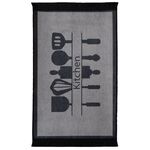 Dywan drukowany Stir petra 50 x 80 cm szary