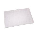 Dywanik łazienkowy Greek Key 50 x 70 cm biały