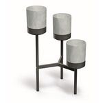 Kwietnik Bloome Stand 80,5 cm betonowy szary