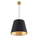 Lampa wisząca ELENA czarno-złota 1xE27 GOLDLUX