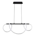 Lampa wisząca LED EMMA czarna 4000K GOLDLUX