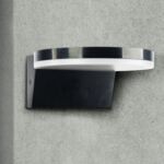 Kinkiet zewnętrzny LED TESA R czarny 4000K