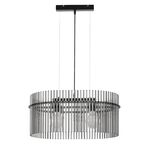 Lampa wisząca Inesa matowa czarna E27 2x MAX 40 W Rabalux