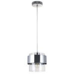 Lampa wisząca QUAN 1 płomienna chorm 1xE27 40 W