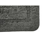 Zestaw dywaników łazienkowych Alor 3 sztuki 50 x 80 cm + 50 x 40 cm + 48 x 50 cm ciemnoszary